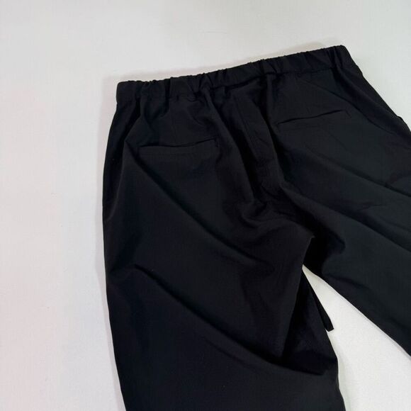 Albion Joggers Womens Small Tall Pants Black Tapered Ankle Zippers - Picture 10 of 11